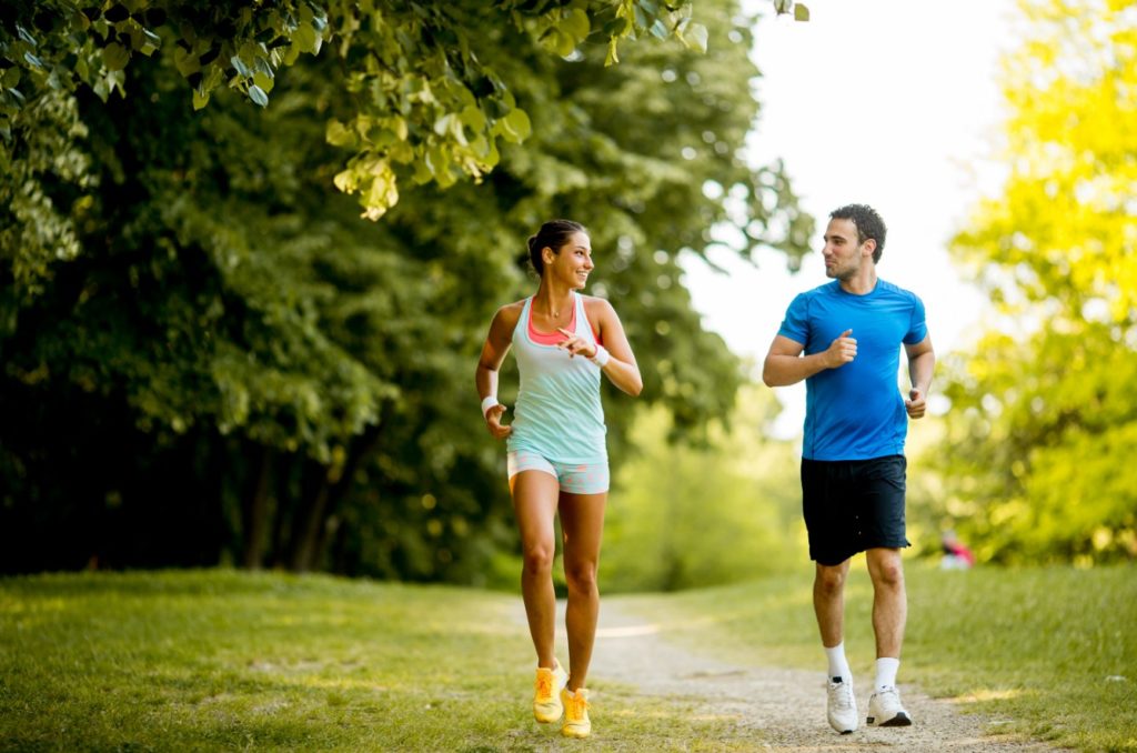 jogging
